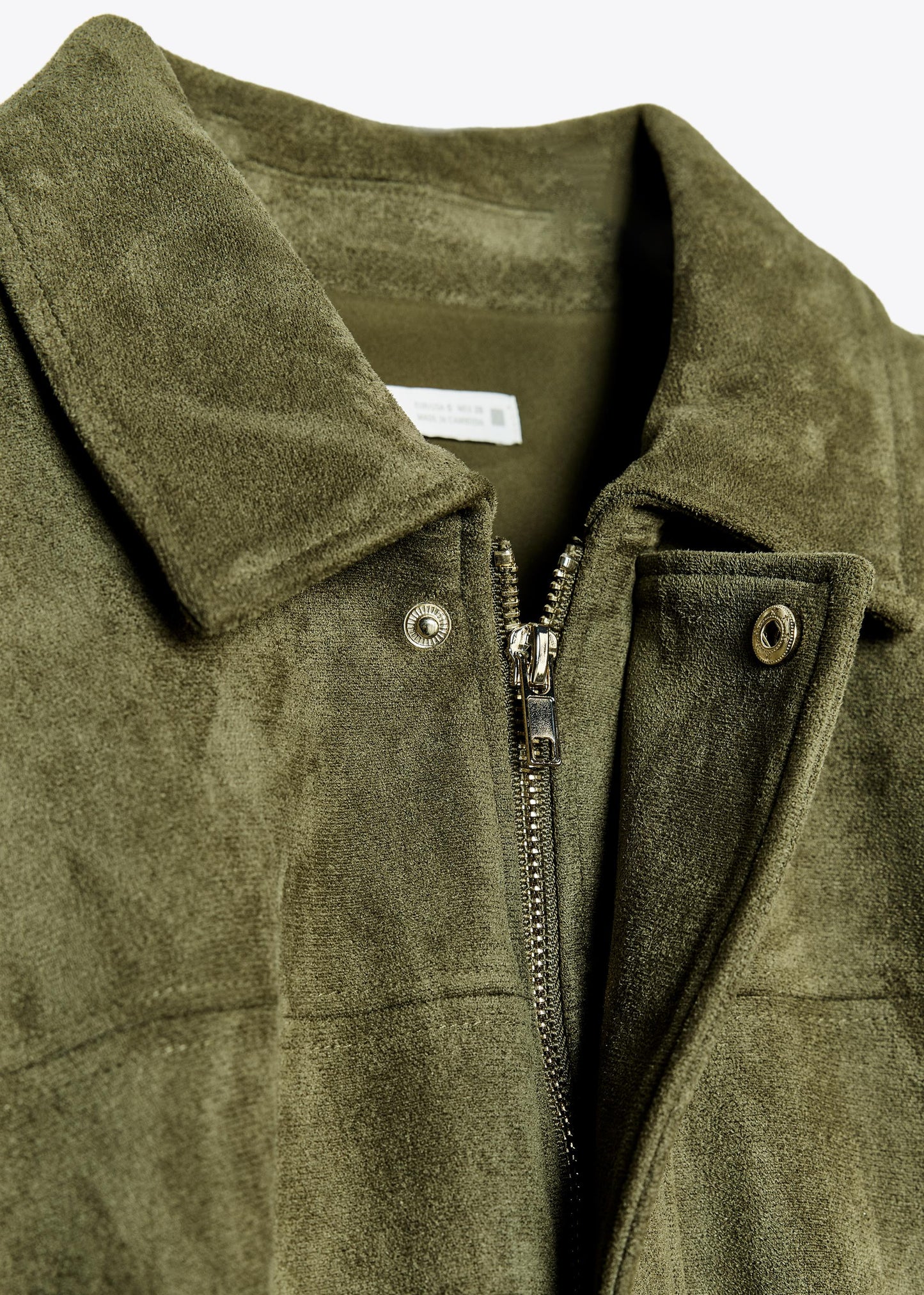 Veste bomber effet daim