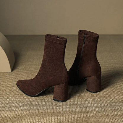 Bottines Stretch à Talons