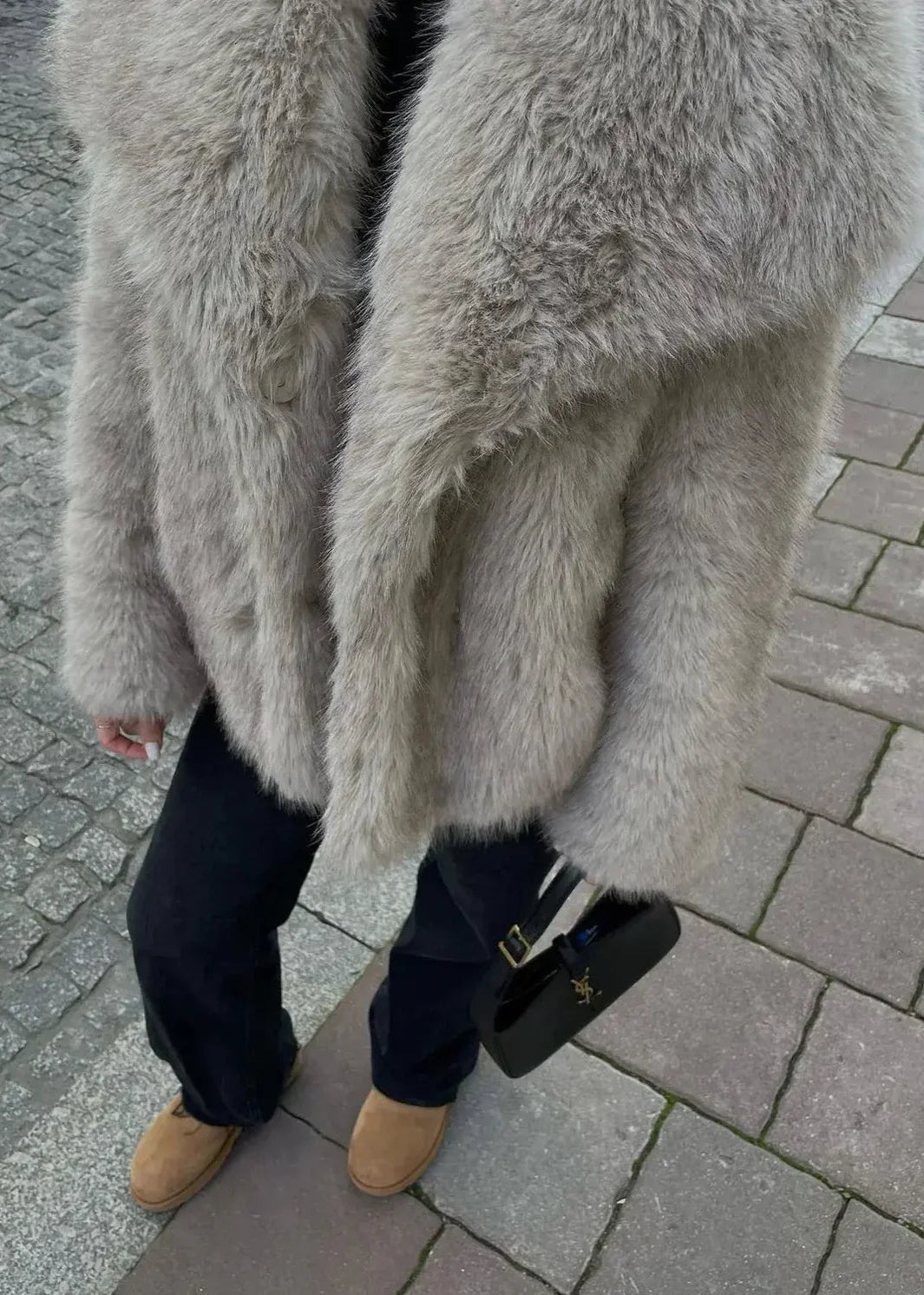 Fluffy fur-Manteau